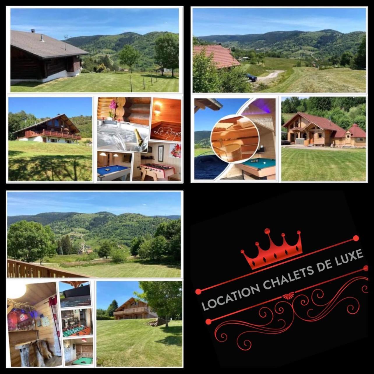 Chalet Spa Le Royal Nathalie Mn La Rouge Ла Брес Екстериор снимка